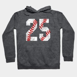 Vintage #25 Baseball Laces Baseball Mom Jersey Love Baseball T-shirt Hoodie